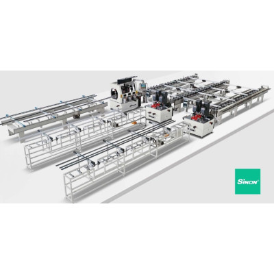 SINON STBL-CNC-02 Прокатная линия для теплого профиля с автоматическим конвейером